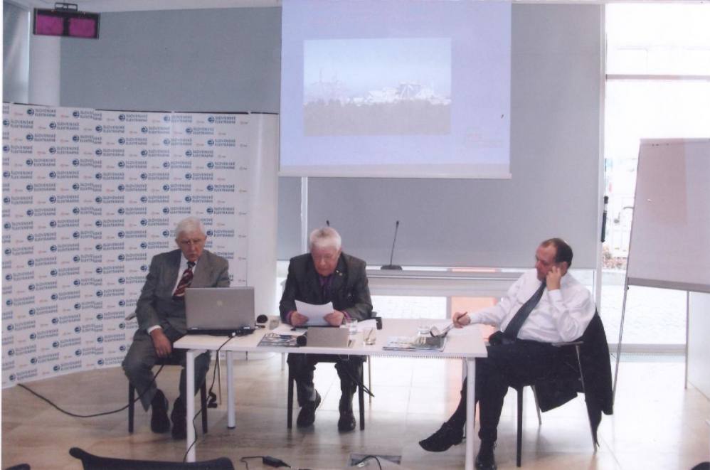 Доклад члена исполкома МСВАЭП Ю. К. Терехина на международном заседании в Братиславе, Словакия.